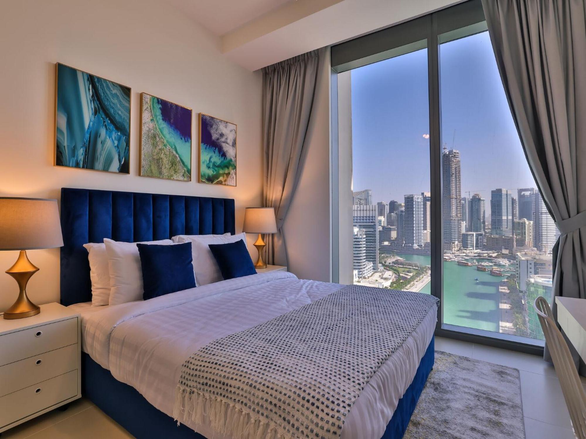 Luxurious Apartments Dubai Marina Views Pool Gym By Sojo Stay Eksteriør bilde